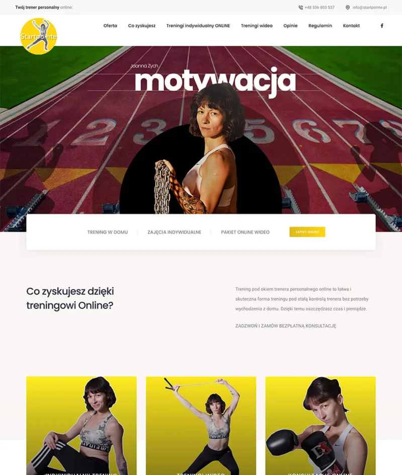BXM Multimedia project: Startpointe — website preview