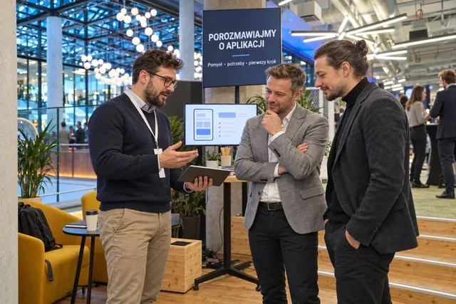 Spotkanie i rozmowa o projekcie